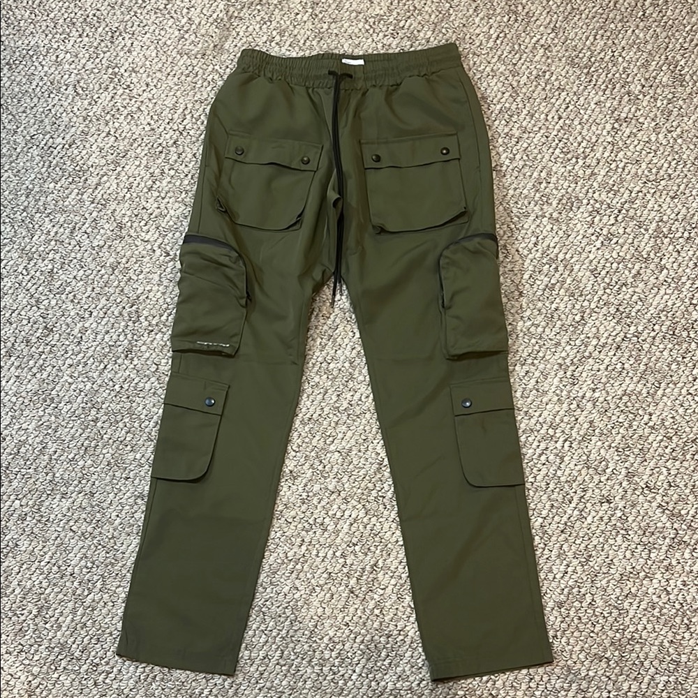 Men's Olive Cargo Pants